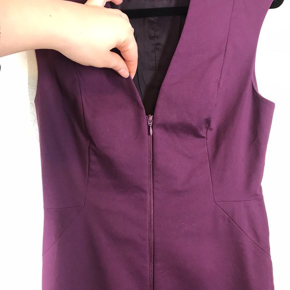 Kate Spade Saturday Purple Lets Make Contact zippered sheath dress - Picture 4 of 12